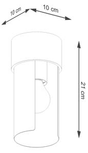 Sollux SL.1673 - Плафон FLASH 1xE27/15W/230V бял