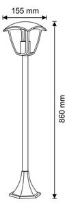 Външна лампа IGMA 1xE27/12W/230V IP44 88 cm