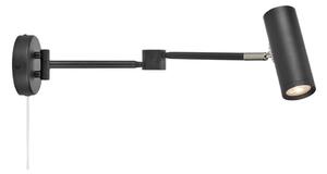 Markslöjd 109181 - LED димируема стенна лампа ARLO LED/4,9W/230V черна