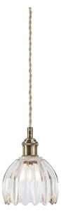 Markslöjd 109136 - Полилей на кабел GOTA 1xE14/40W/230V месинг/прозрачно