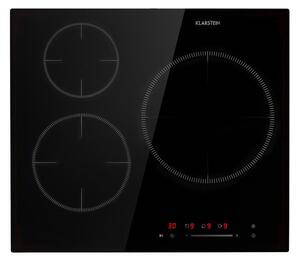 Klarstein Delicatessa 3, индукционен котлон, 3 зони, 5800 W, керамична повърхност, черна