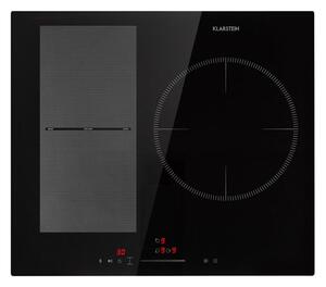 Klarstein Delicatessa 3 Flex, индукционен котлон, 3 зони, 6600 W, керамична повърхност, черна