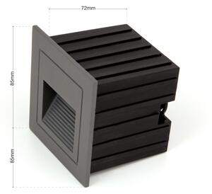 Orion AL 11-1217 - LED вградено осветително тяло LORO LED/2W/230V IP65 антрацит