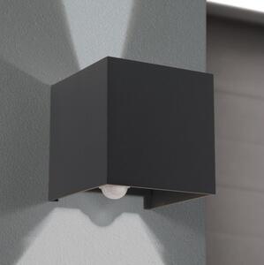 Orion AL 11-1314 - LED Екстериорен аплик със сензор CUBE-S LED/13W/230V IP54 антрацит