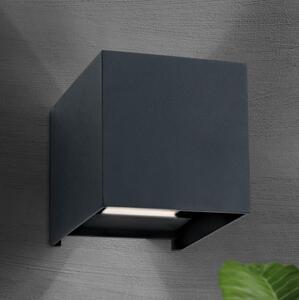 Orion AL 11-1192 - LED Екстериорен аплик CUBE 2xLED/3W/230V IP54 антрацит