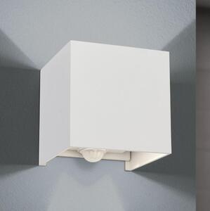 Orion AL 11-1314 - LED Екстериорен аплик със сензор CUBE-S LED/13W/230V IP54 бял