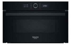 Микровълнова фурна Hotpoint Ariston HAMD54MB, за вграждане, с грил, електронно управление, 1000W, 31 л. обем, 7 степени на мощност, черна