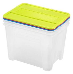 КОМПЛЕКТ 3x Кутии TEX BOX 21 л за съхранение