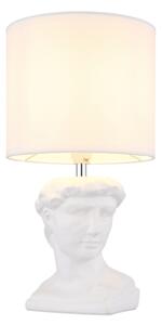 Globo 21732W - Настолна лампа HERMES 1xE14/40W/230V бял