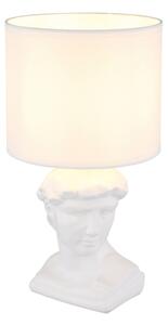 Globo 21732W - Настолна лампа HERMES 1xE14/40W/230V бял