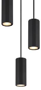 Globo 57918-3HB - Пендел JAMES 3xGU10/25W/230V черен