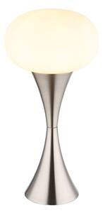 Globo 21027N - Настолна лампа LULA 1xE14/25W/230V матов хром