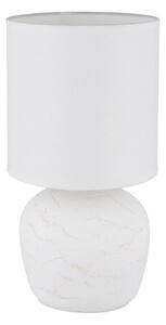 Globo 21739W - Настолна лампа MARBLE 1xE14/40W/230V бял