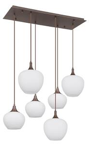 Globo 15548-6HC - Пендел MAXY 6xE27/40W/230V бял