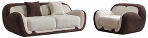 Комплект Sofa Elegance – диван за 2 места + фотьойл, висококачествена пяна, компресиран, без необходимост от монтаж