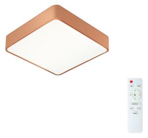 Brilagi - Димируема LED таванна лампа POOL SQUARE LED/36W/230V 40x40 см бронзова + дистанционно управление