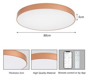Brilagi-LED Димируемо осветително тяло POOL SMART LED/100W/230V 80 cm Wi-Fi Tuya бронзов+ с дистанционно управление