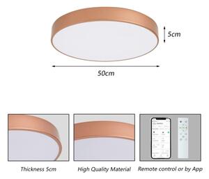 Brilagi-LED Димируемо осветително тяло POOL SMART LED/60W/230V 50 cm Wi-Fi Tuya бронзово + ДУ