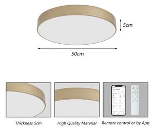 Brilagi-LED Димируемо осветително тяло POOL SMART LED/60W/230V 50 cm Wi-Fi Tuya златисто + дистанционно