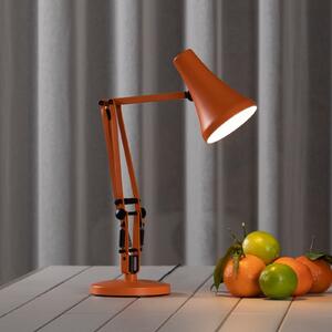Anglepoise LED настолна лампа 90 MINI VIVID, оранжева, USB, Затъмняване, Оранжев, кабинет / офис, Метал, Индустриален дизайн, Сенник за маса