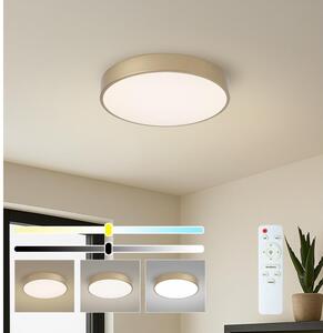 BRILAGI - LED димируемо таванно осветително тяло POOL LED/48W/230V Ø 40 cm златно + дистанционно управление