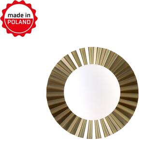 Стенно осветително тяло SUNPLISS 1xG9/10W/230V Ø 20 см, златисто/кремаво