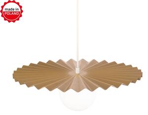 Полилей на кабел SUNPLISS 1xG9/10W/230V Ø 40 cm златист/кремав