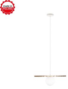 Полилей на кабел SUNPLISS 1xG9/10W/230V Ø 40 cm златист/кремав