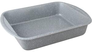 Тава Bohmann BH 9060MRB, 35 см, стомана, мраморно покритие, сива