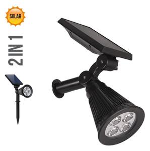 Prezent 65286 - LED соларна лампа 2в1 LION LED/2W/3,7V IP44 2220 mAh