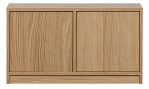 Модулна маса за телевизор с дъбов декор в естествен цвят 77x44 cm Modulair - vtwonen