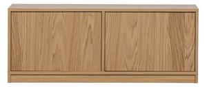 Модулна маса за телевизор с дъбов декор в естествен цвят 110x44 cm Modulair - vtwonen