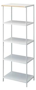 Стоманен стелаж в матово бял цвят 60x170x46,5 cm Tower – YAMAZAKI