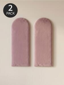 Sinsay - Тапицирани стенни панели 2 pack - пастелнорозово