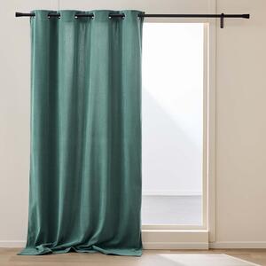 Зелено термо перде от рипсено кадифе 140x260 cm Madison – douceur d'intérieur