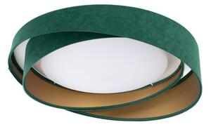 LED димируем таванен осветител SM. GALAXY M. LED/24W/230V Ø 55 cm зелен/златист + дистанционно управление
