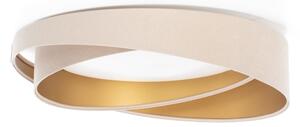 LED таванно осветително тяло GALAXY MODERN LED/24W/230V Ø 55 см бежово/златисто