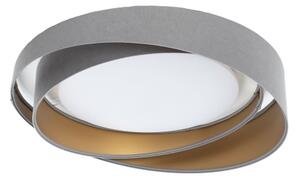 LED димируемо таванно осветително тяло SM. GALAXY M. LED/24W/230V Ø 55 см сиво/златисто + дистанционно управление
