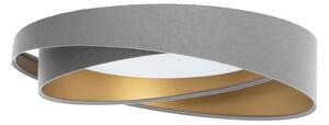 LED димируемо таванно осветително тяло SM. GALAXY M. LED/24W/230V Ø 55 см сиво/златисто + дистанционно управление