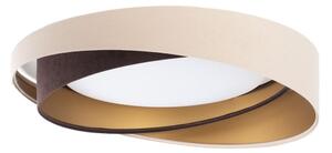 LED таванно осветително тяло GALAXY MODERN LED/24W/230V Ø 55 см бежово/кафяво/златно
