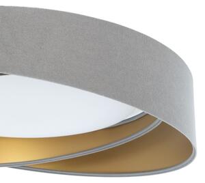 LED таванно осветително тяло GALAXY MODERN LED/24W/230V Ø 55 см сиво/златисто