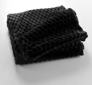 Черно одеяло от микрофланела 125x150 cm Mini Frosty – douceur d'intérieur