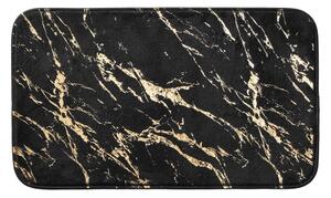 Черен/златист килим за баня 45x75 cm Aquamarbre – douceur d'intérieur