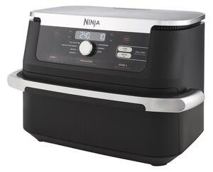 Двоен фритюрник с горещ въздух Ninja Foodi Flexdrawer AF500DE, 2470W, Независими зони за готвене, 10.4 л, 7 програми, 40-240°C, Max Crisp, Sync, Черен