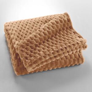 Кафяво одеяло от микрофланела 125x150 cm Mini Frosty – douceur d'intérieur