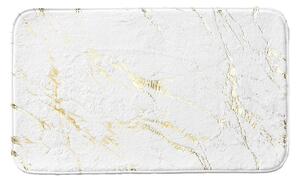 Бял/златист килим за баня 45x75 cm Aquamarbre – douceur d'intérieur