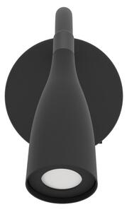 Eglo 901818 - LED гъвкава стенна лампа OLIVANDINO LED/3,8W/230V черна