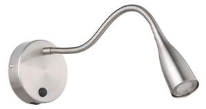 Eglo 901783 - LED гъвкава стенна лампа с USB OLIVANDINO LED/3,8W/230V хром