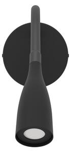 Eglo 901781 - LED гъвкава стенна лампа с USB OLIVANDINO LED/3,8W/230V черна