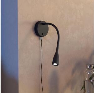 Eglo 901781 - LED гъвкава стенна лампа с USB OLIVANDINO LED/3,8W/230V черна